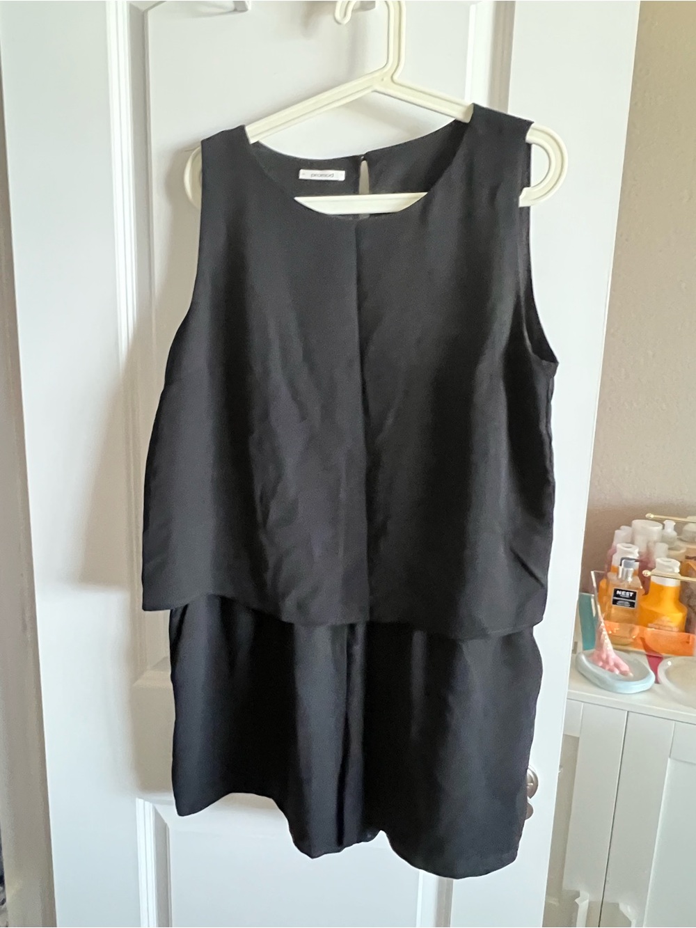 Promod Black Jumpsuit Skort